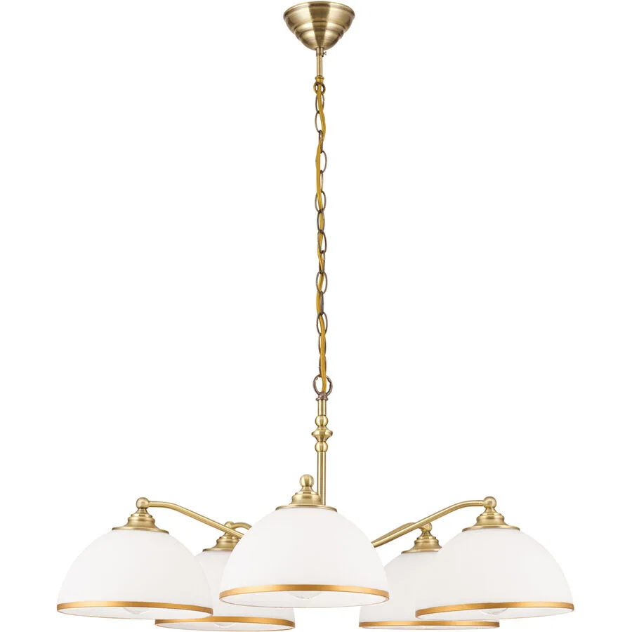 Pendellampe Old Lamp Stahl 75 cm 75 cm - Farbe: Altmessing
