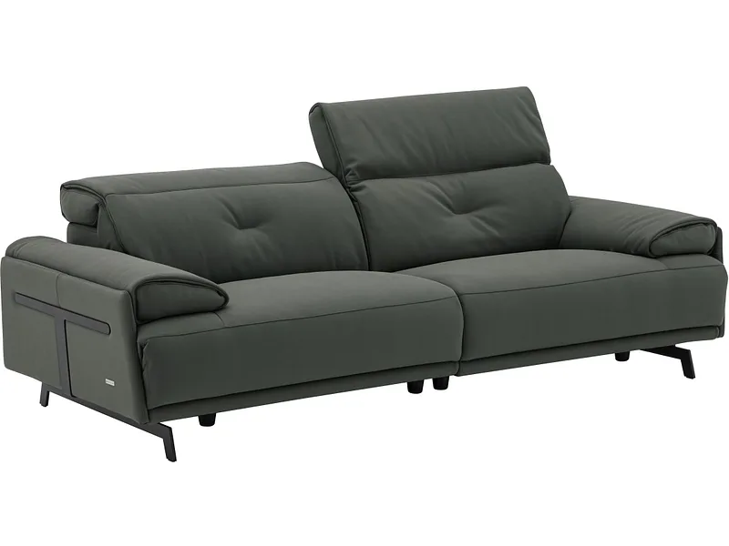3er Sofa CAMPO DE FIORI SIENA Echtleder khaki