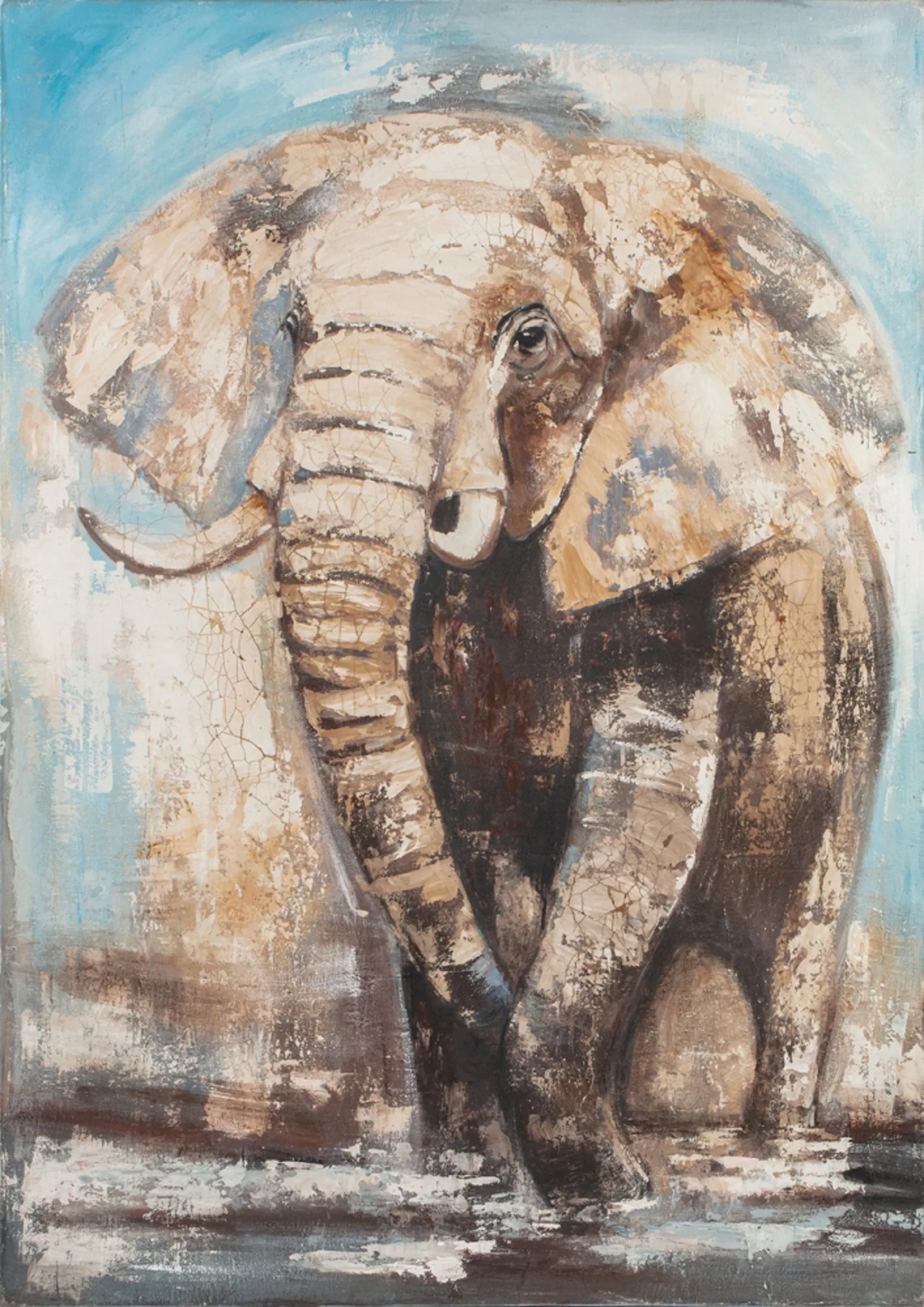 image LAND Gemälde Big Elefant | Schubiger Möbel