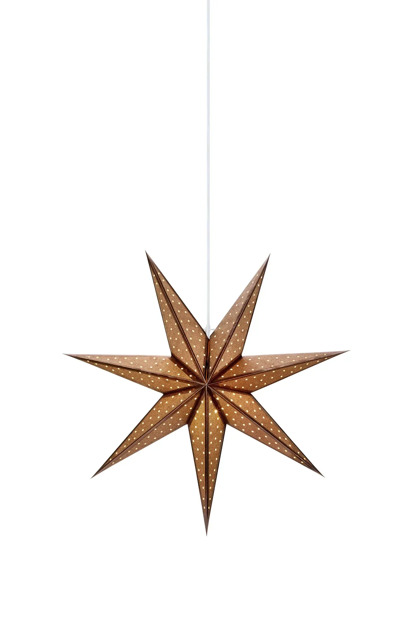 Glitter Stern Bronze 45 cm