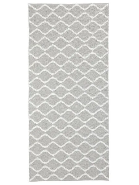 Plastmatter - Horredsmattan Wave (grå) (Størrelse: 70 x 300 cm)