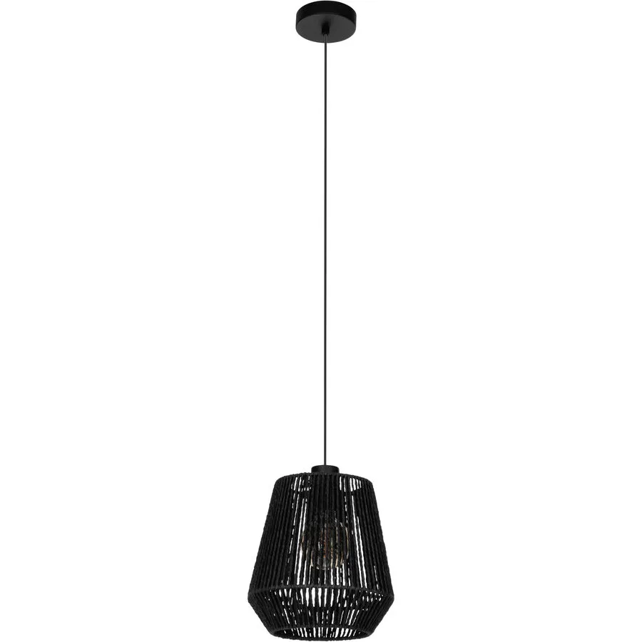 Eglo Pendellampe Persley Schwarz Stahl 110 cm