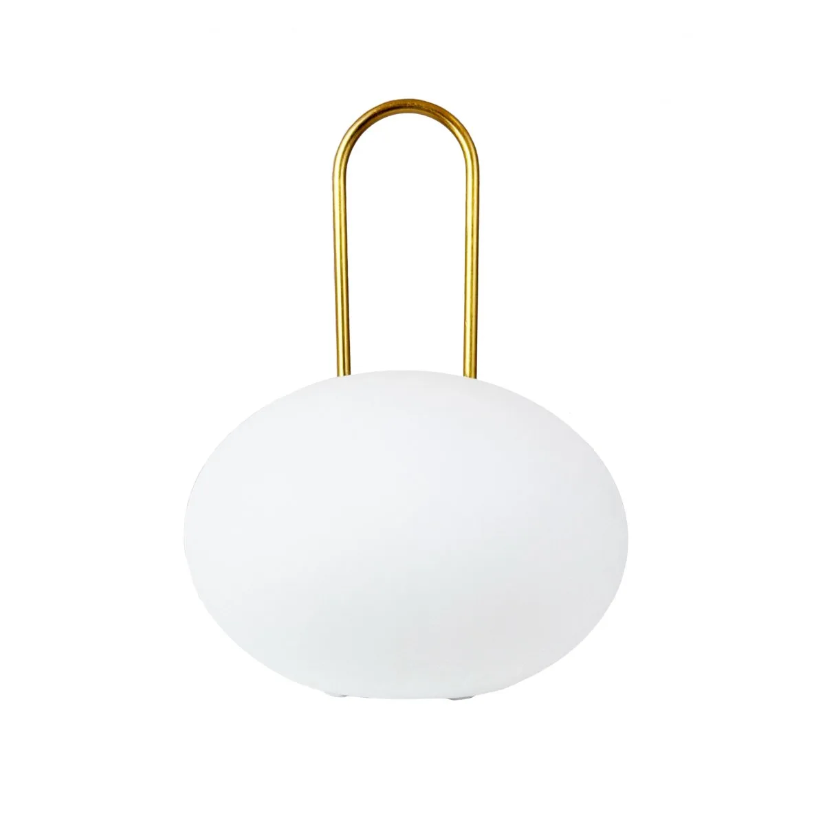 Dyberg Larsen - Ellipse 27cm - Portabel lampa - Vit
