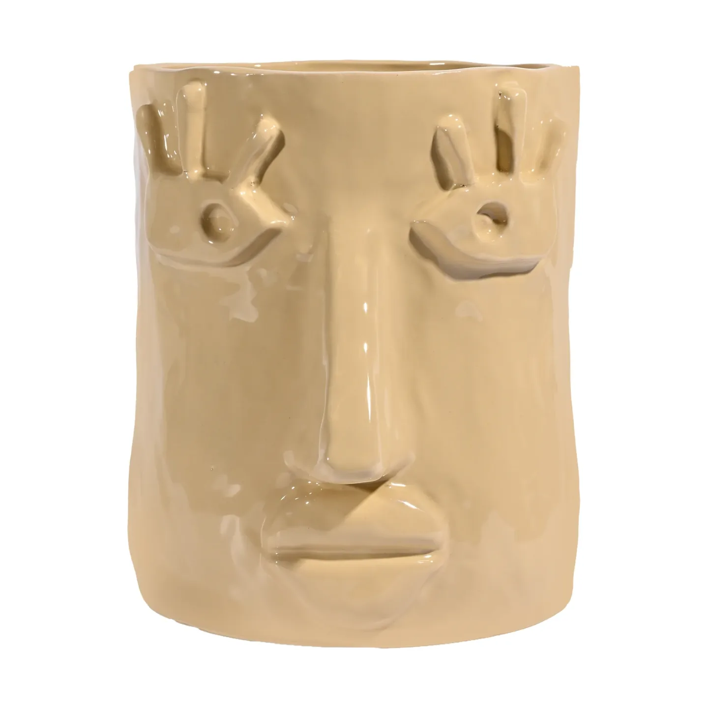 Byon Facy Blumentopf L 24x19x22 cm Beige