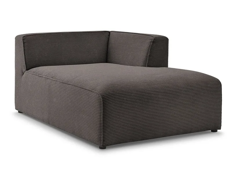 Récamière BOBOCHIC MEGEVE Cord-Stoff rotbraun