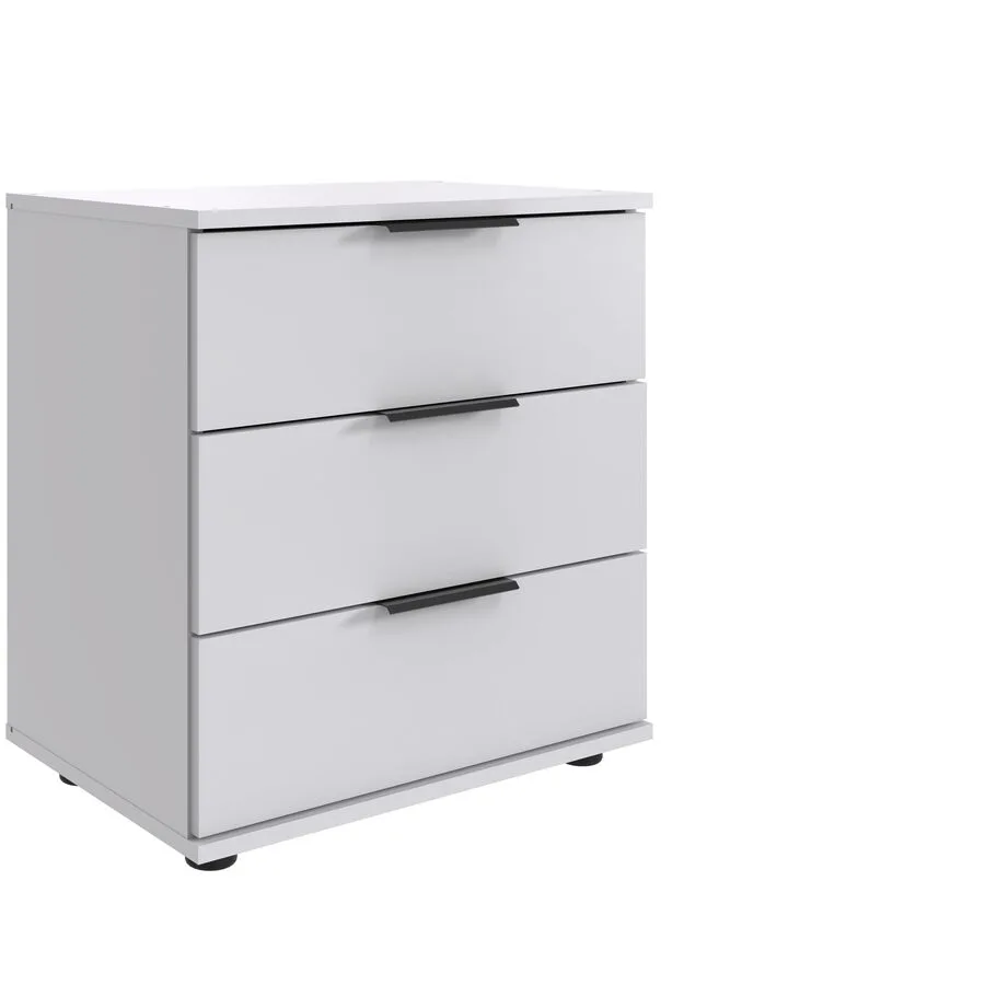 Nachttisch Metaa Weiss Holzwerkstoff 52 cm