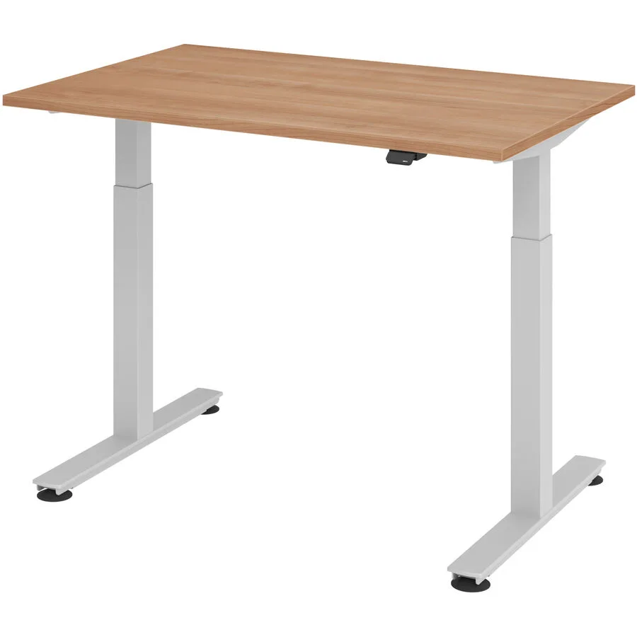 Schreibtisch Office Nussbaum Dekor Holzwerkstoff B 120 T 80 cm
