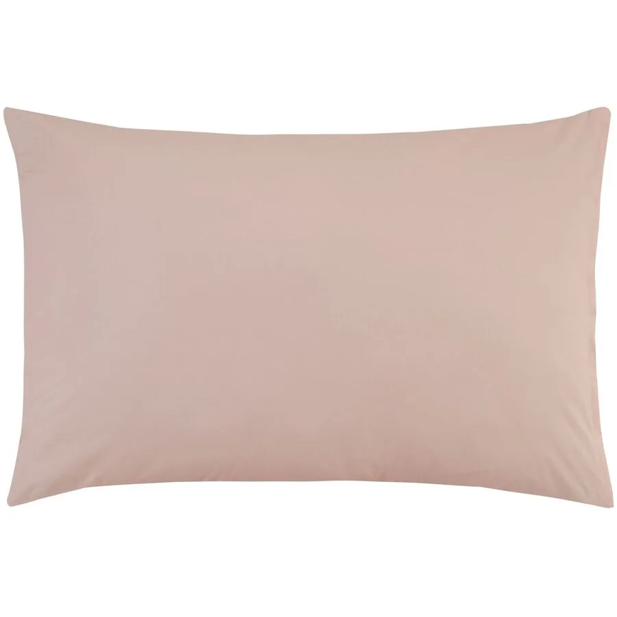 Kissenbezug Mia rose Einfarbig Baumwolle B 50 T 70 cm