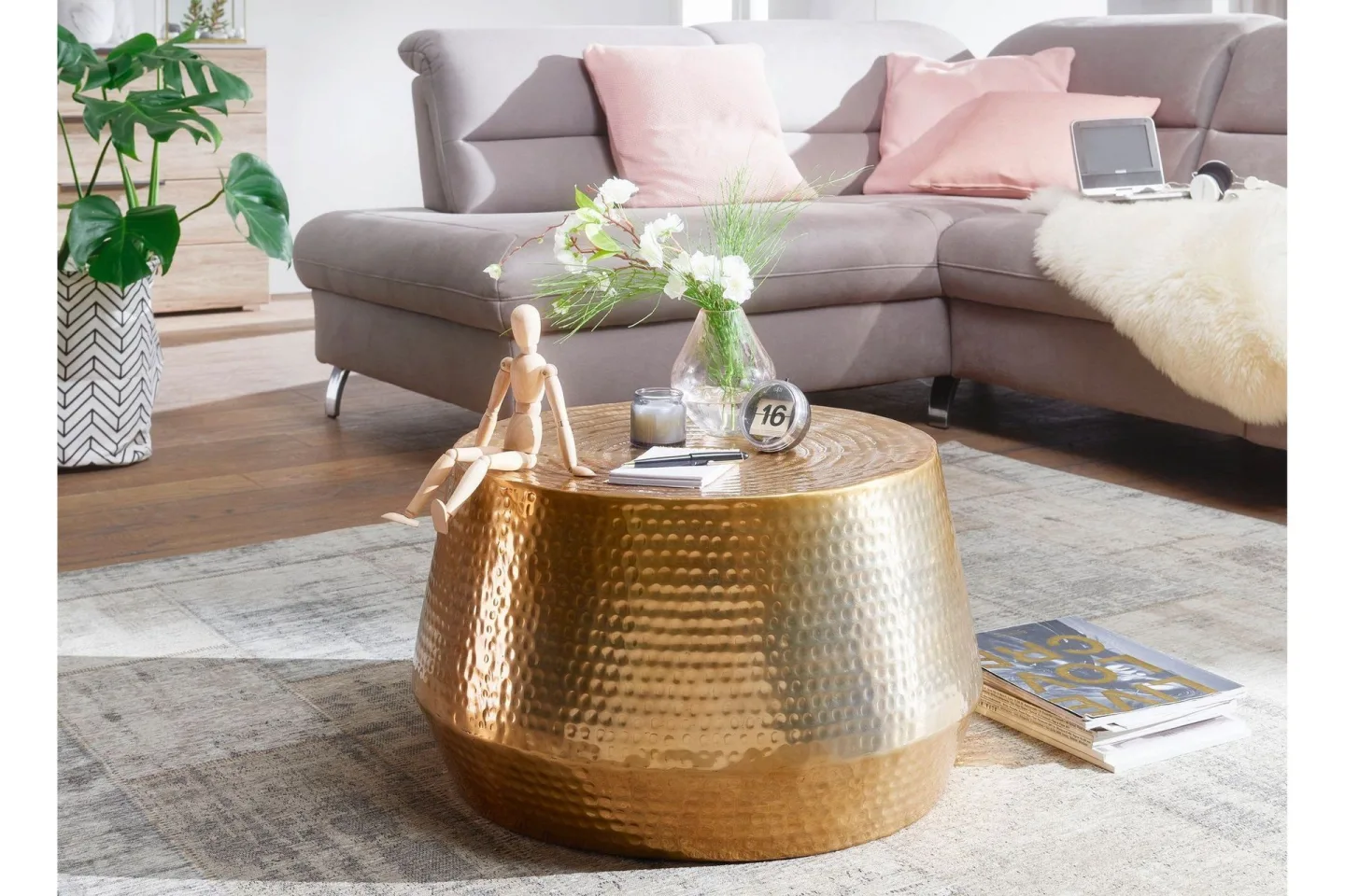 Marypark Soffbord 60 cm - Guld