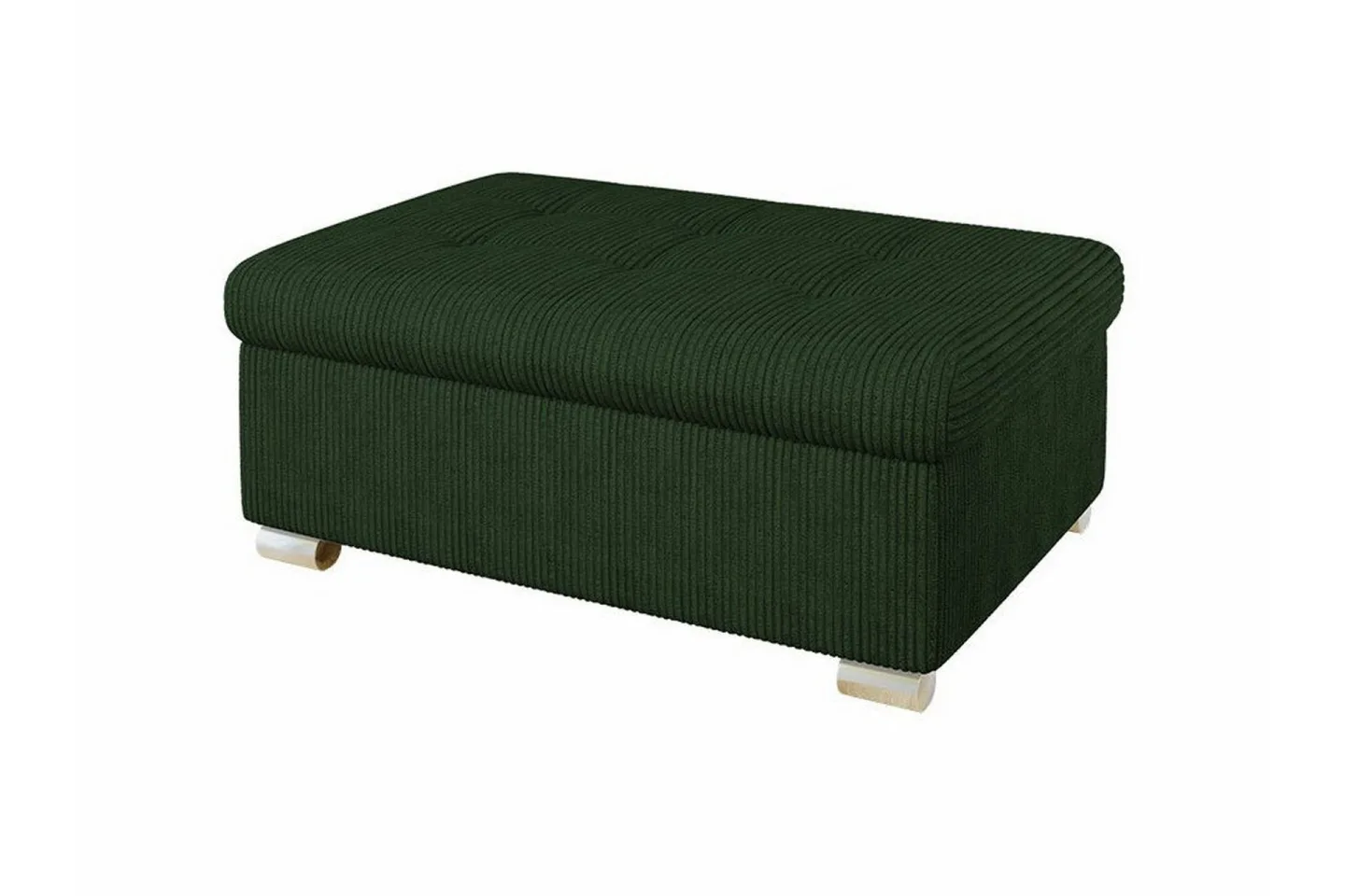 Trefor Fotpall 70 cm - Grön