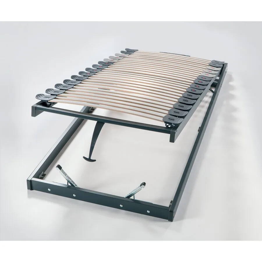 Hasena Einlegerahmen Ultrafree Lift KF anthrazit Buche 180 x 200 cm Manuell