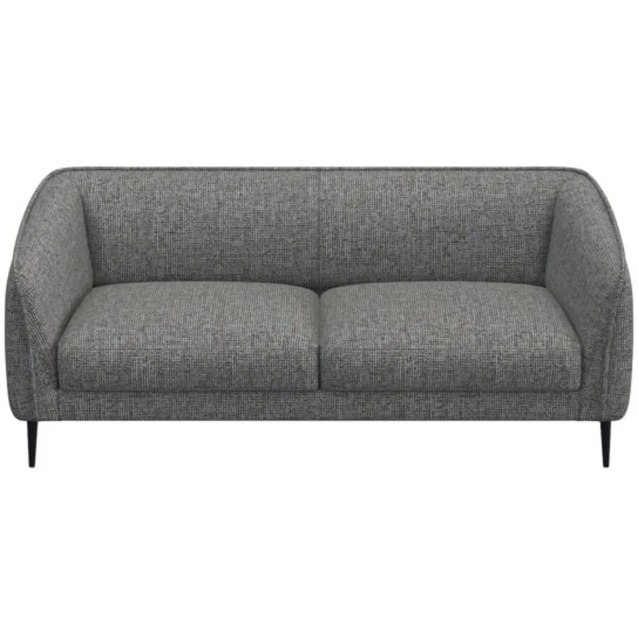 Sofa Fady Ohne Stoff flanellgrau B 187.5 T 74 cm