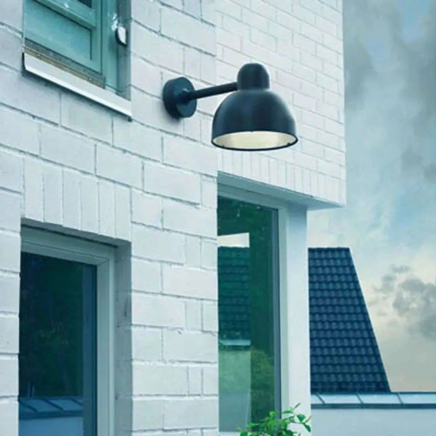 Koster Außenwandleuchte Gerade Arm Alu - Norlys - Terrasse - Aluminium