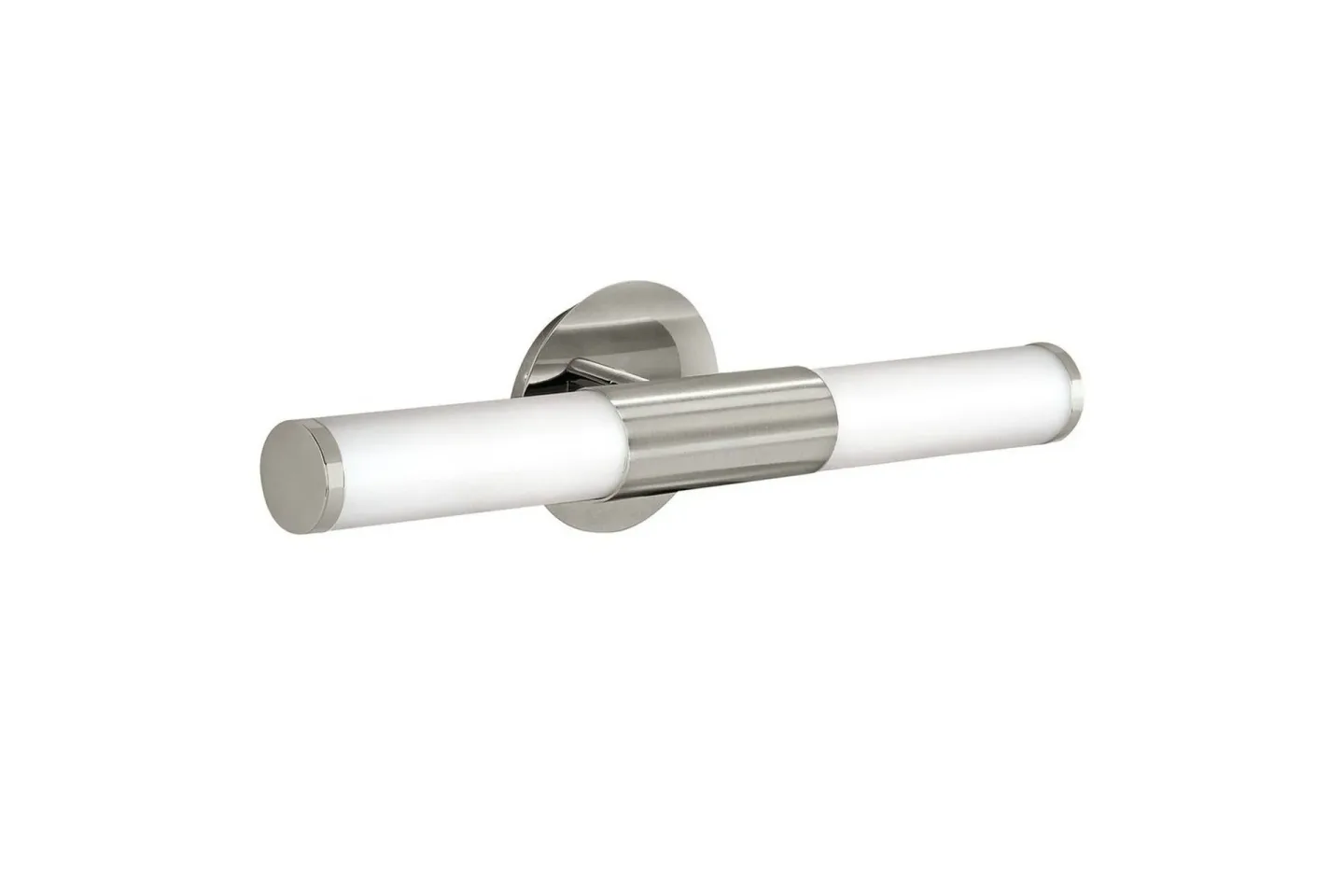Vägglampa Eglo Palmera Nickel-Matt Vit - Vit