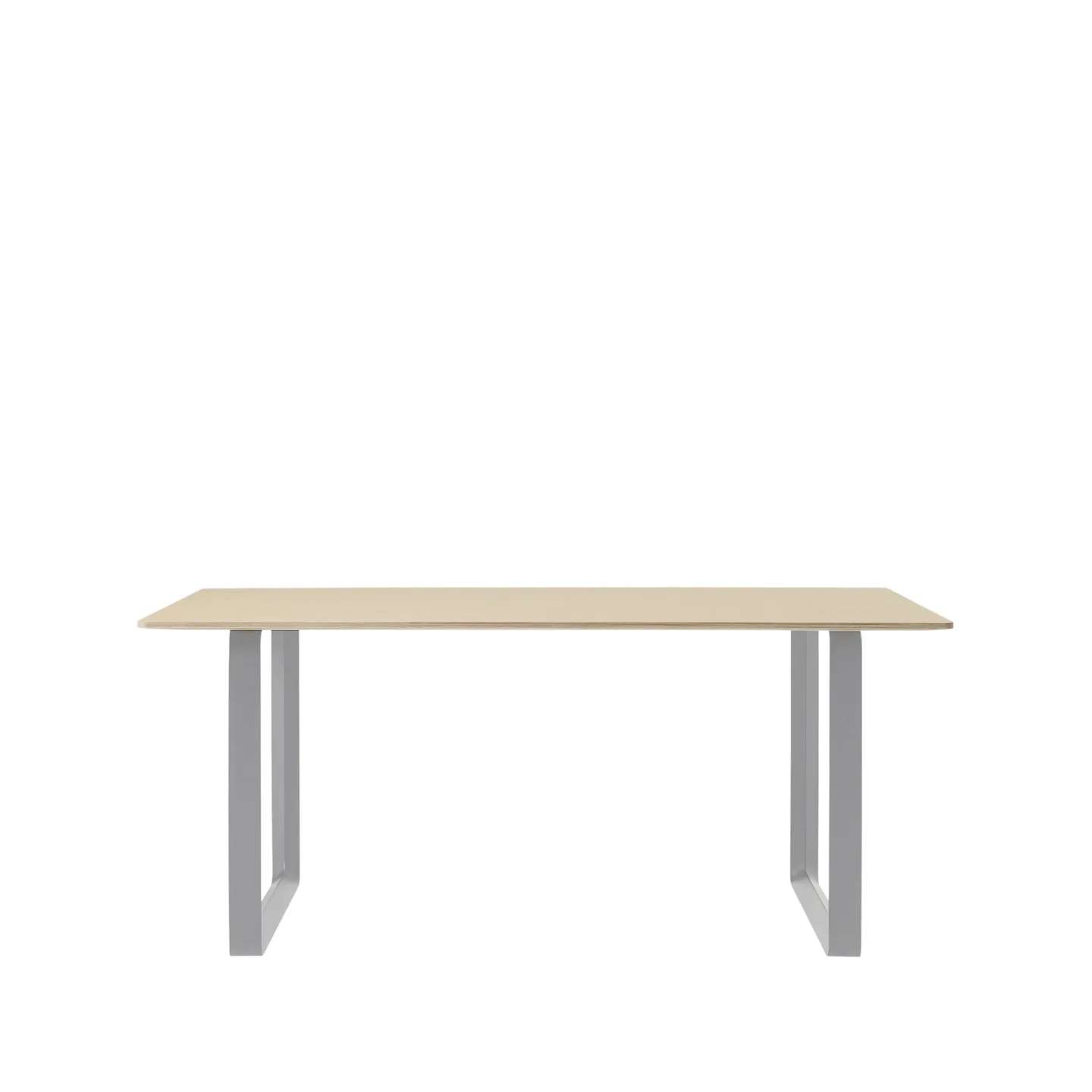 Muuto 70/70 matbord 170x85 cm Oak veneer-Plywood-Grey