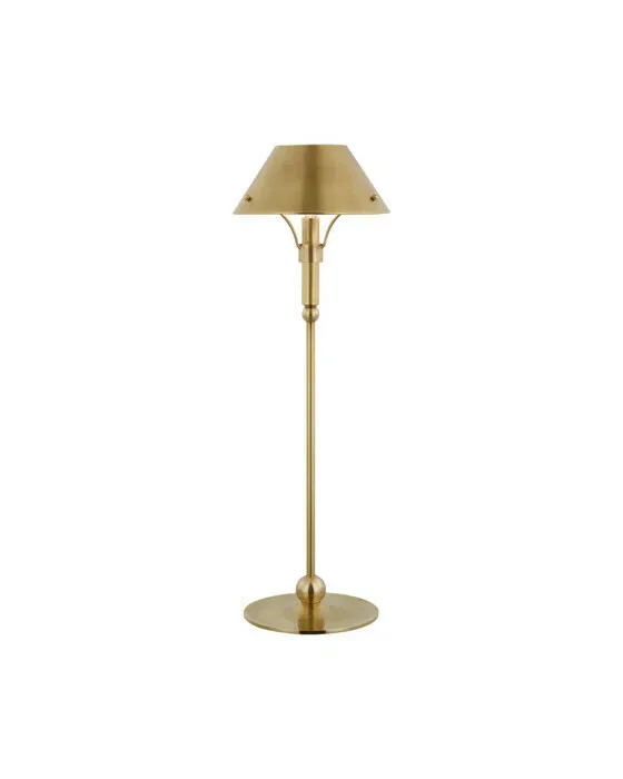 Turlington bordlampe antik messing