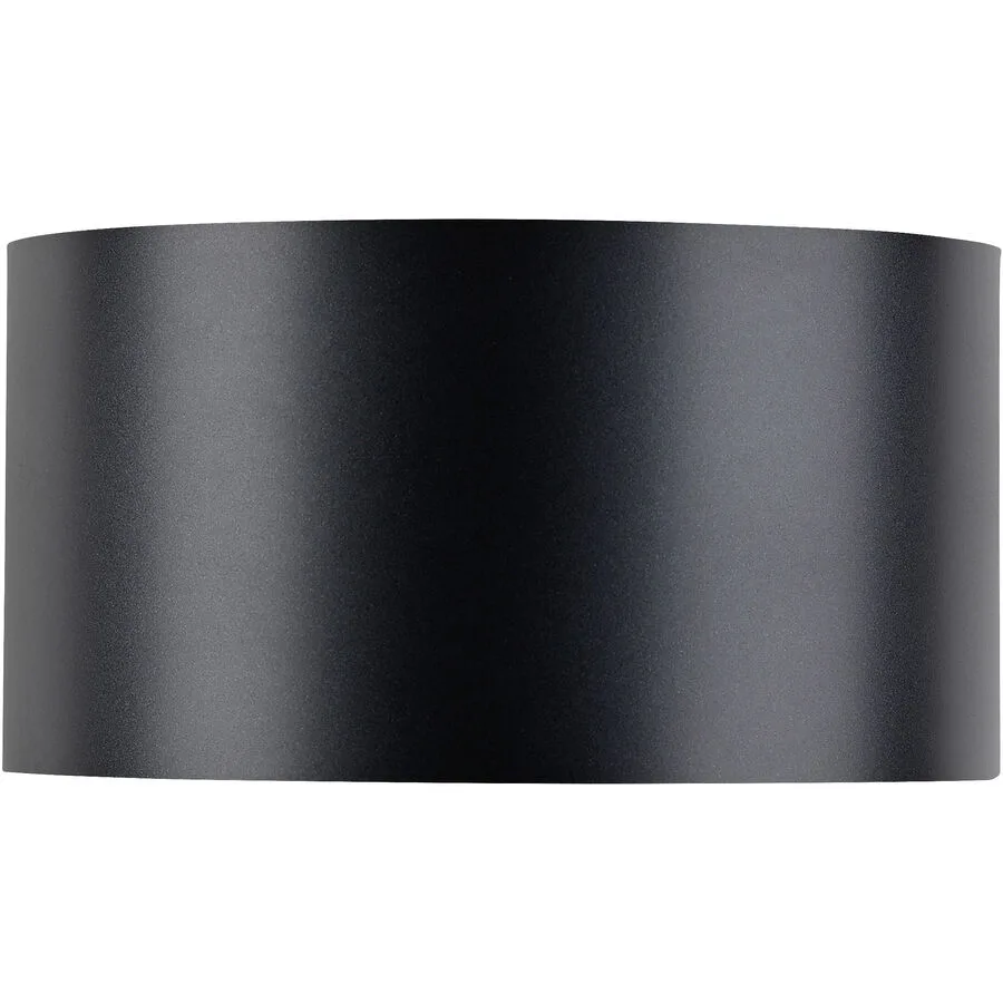 Wandlampe Pure Schwarz Aluminium/Stahl 15 cm 8 cm - LED - Lichtfarbe: Extra warmweiss - LED Energiesparlampen