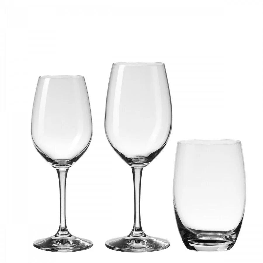 Gläser-Set Basic Transparent Kristallglas 460 l 12 Stk