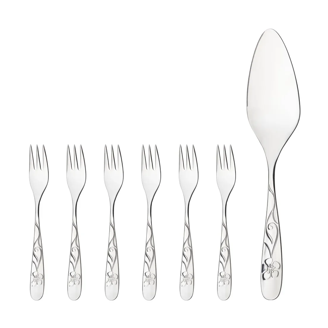 Hardanger Bestikk Sanna Torten-Set 7-teilig
