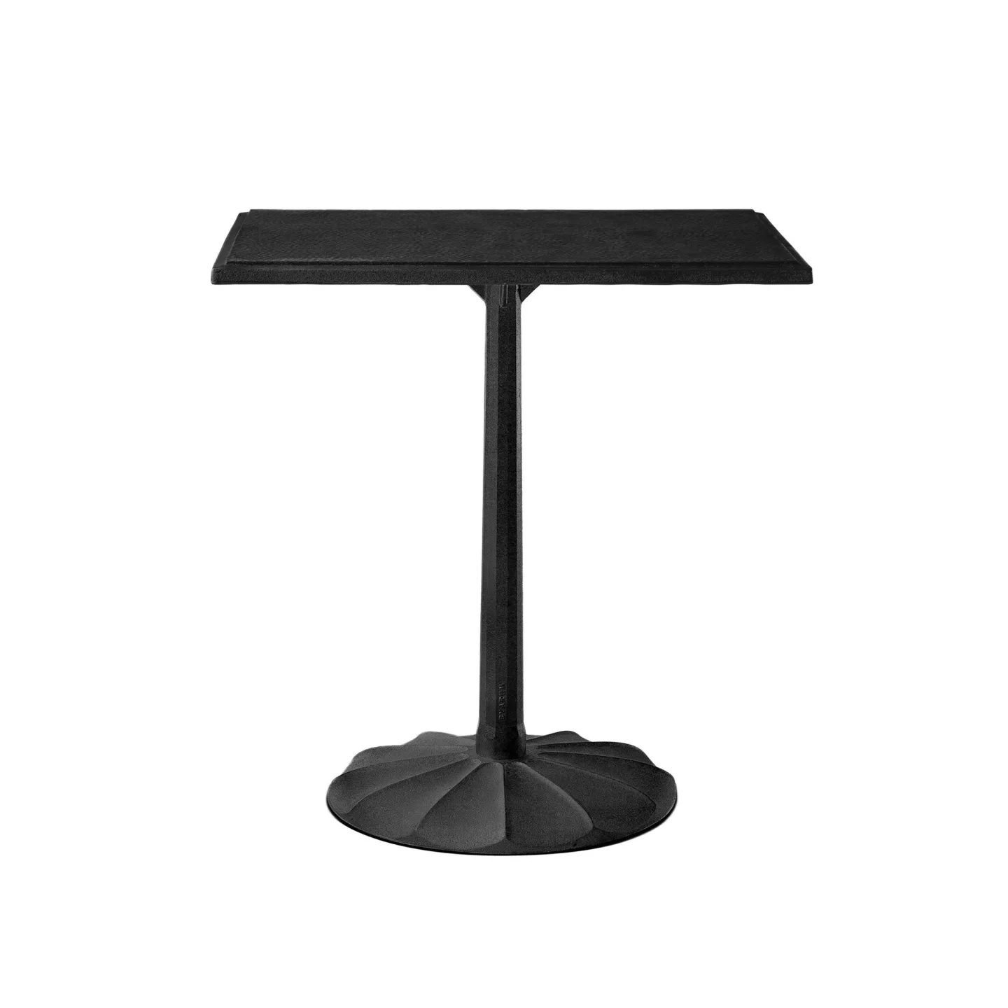 Byarums Bruk - Bord Uppsala 60 x 70 Svartlackerad Aluminium/Svartlackerad Aluminium - Småbord och sidobord utomhus - Björn Alge - Svart - Metall