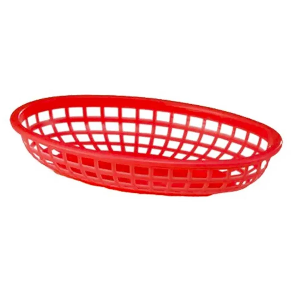 Serveringskorg röd (dinerbasket)