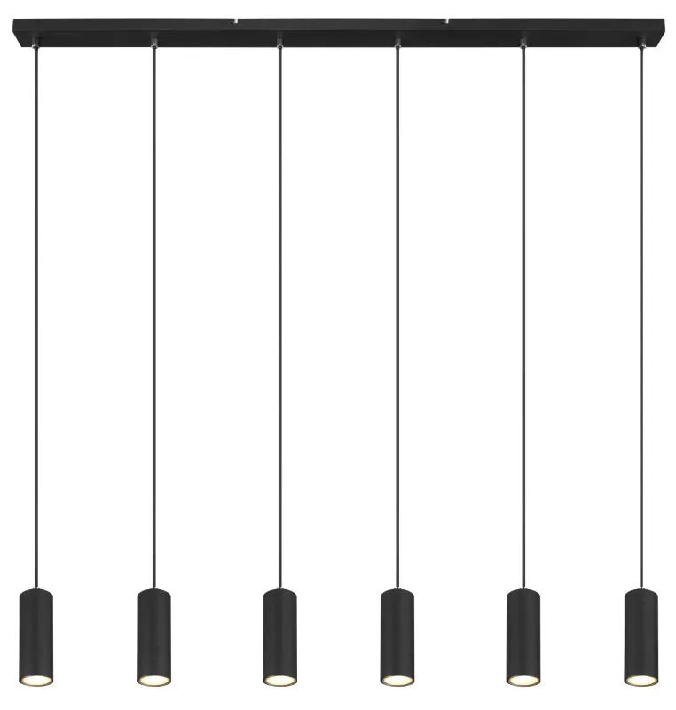 Globo Lighting - Robby 115cm - Taklampa - Svart