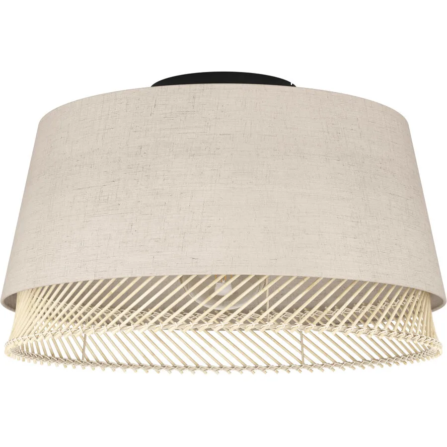 Eglo Deckenlampe Tabley Schwarz Stahl 23.5 cm