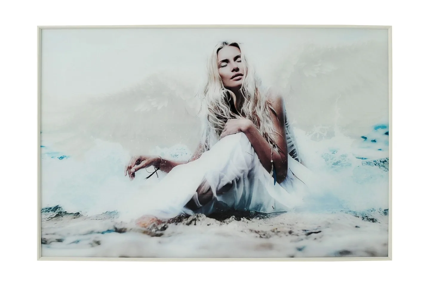 Ängel Tavla - 120x80 cm Flerfärgad
