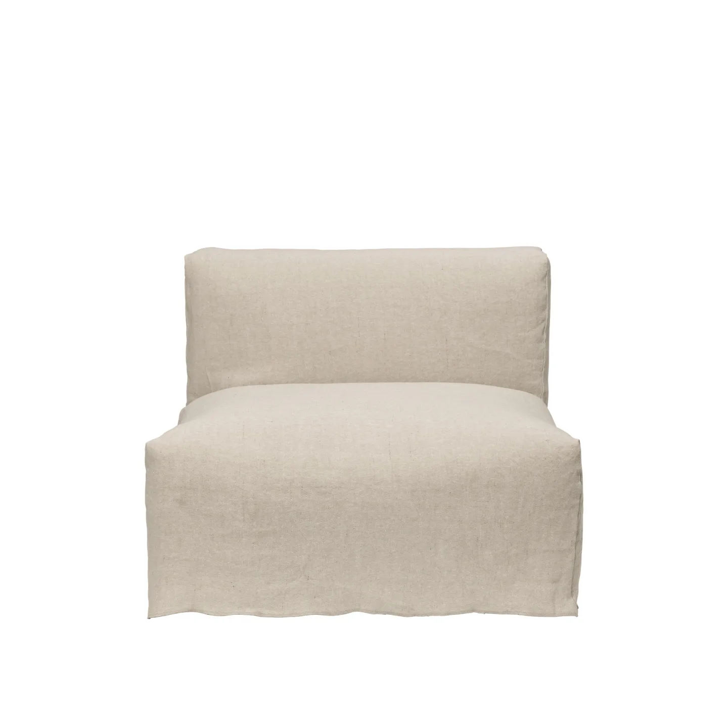 Ferm Living - Catena Center S100 Loose Drape - Natural - Soffor - Beige - Plast