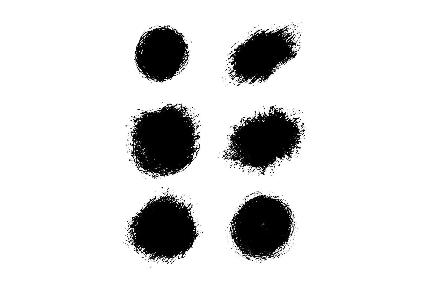 Poster Dots 50x70 cm - Vit