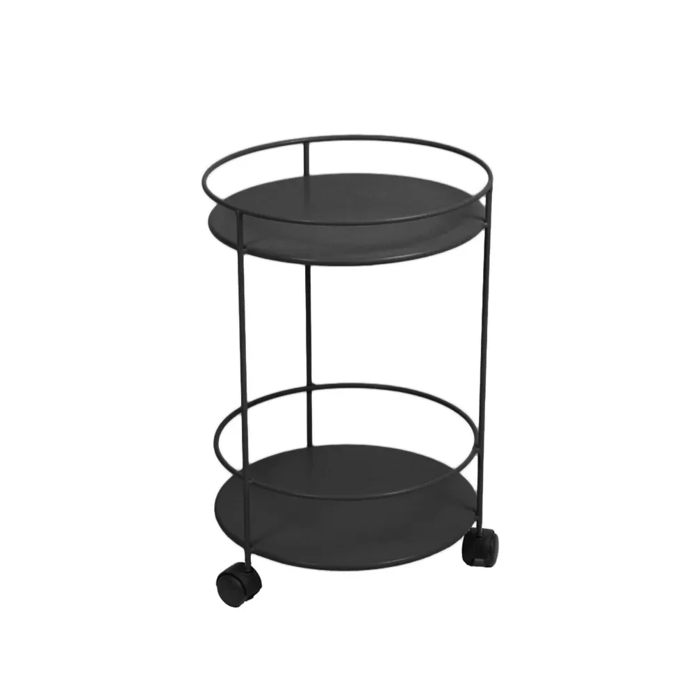 Fermob Guinguette sidobord med hjul Anthracite (grå)