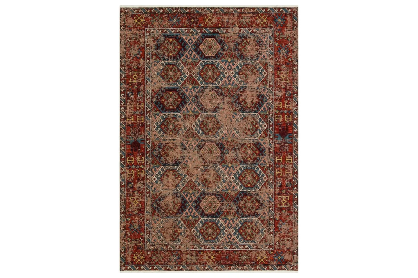 Nomad Wiltonmatta 120x180 cm Rektangulär - Flerfärgad