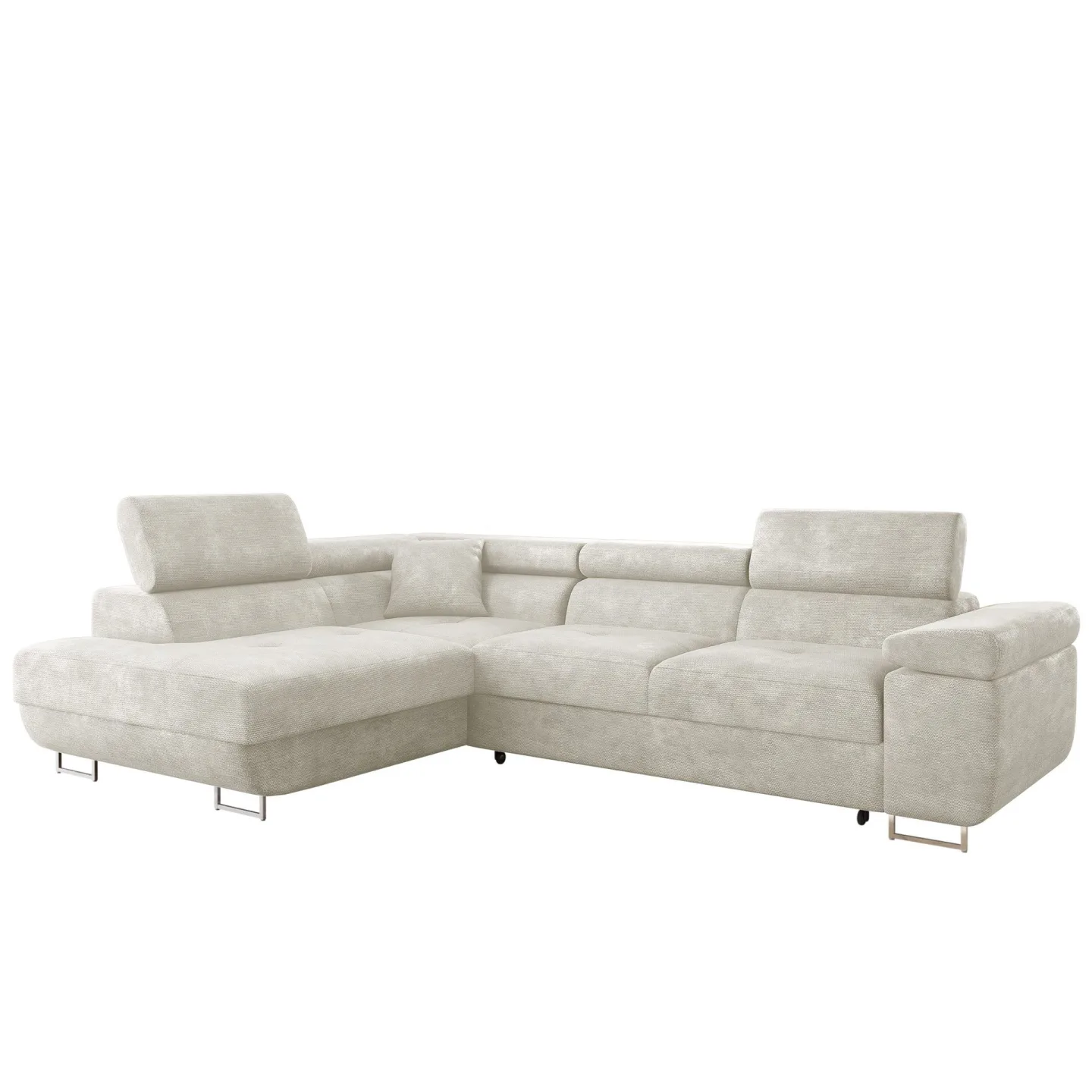 Gabina 4-sits Bäddsoffa med schäslong - beige