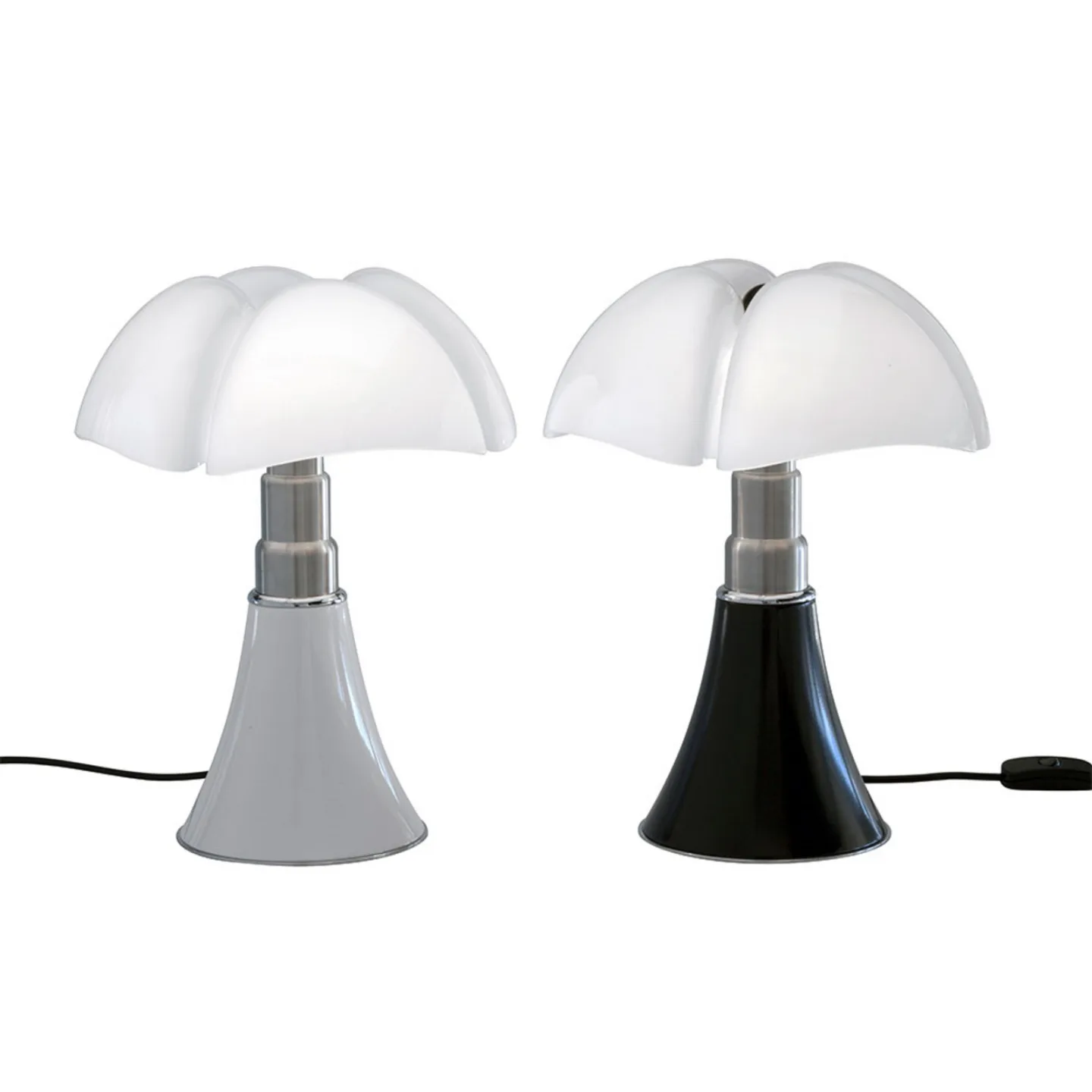 Martinelli Lucé Pipistrello Mini bordslampa vit-vit skärm
