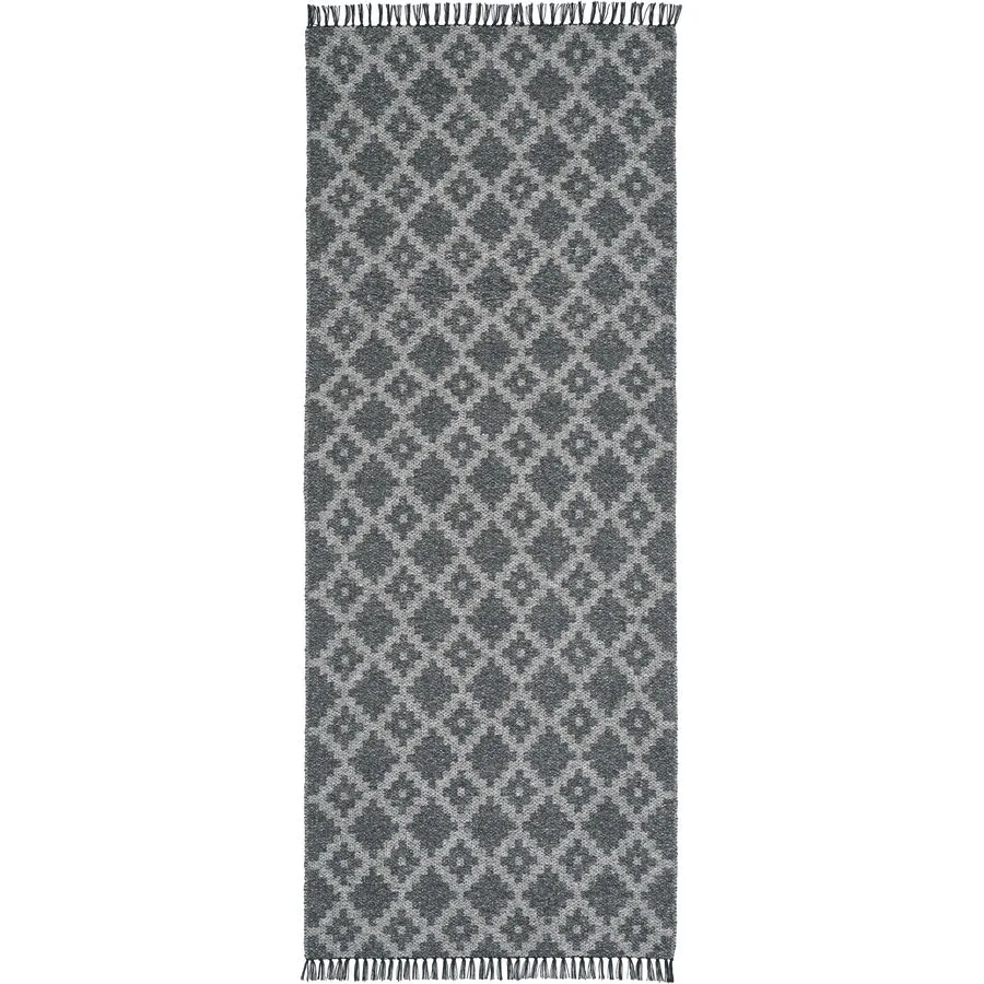 HORREDSMATTAN Teppich Noor graphite Mischgewebe 80 x 400 cm