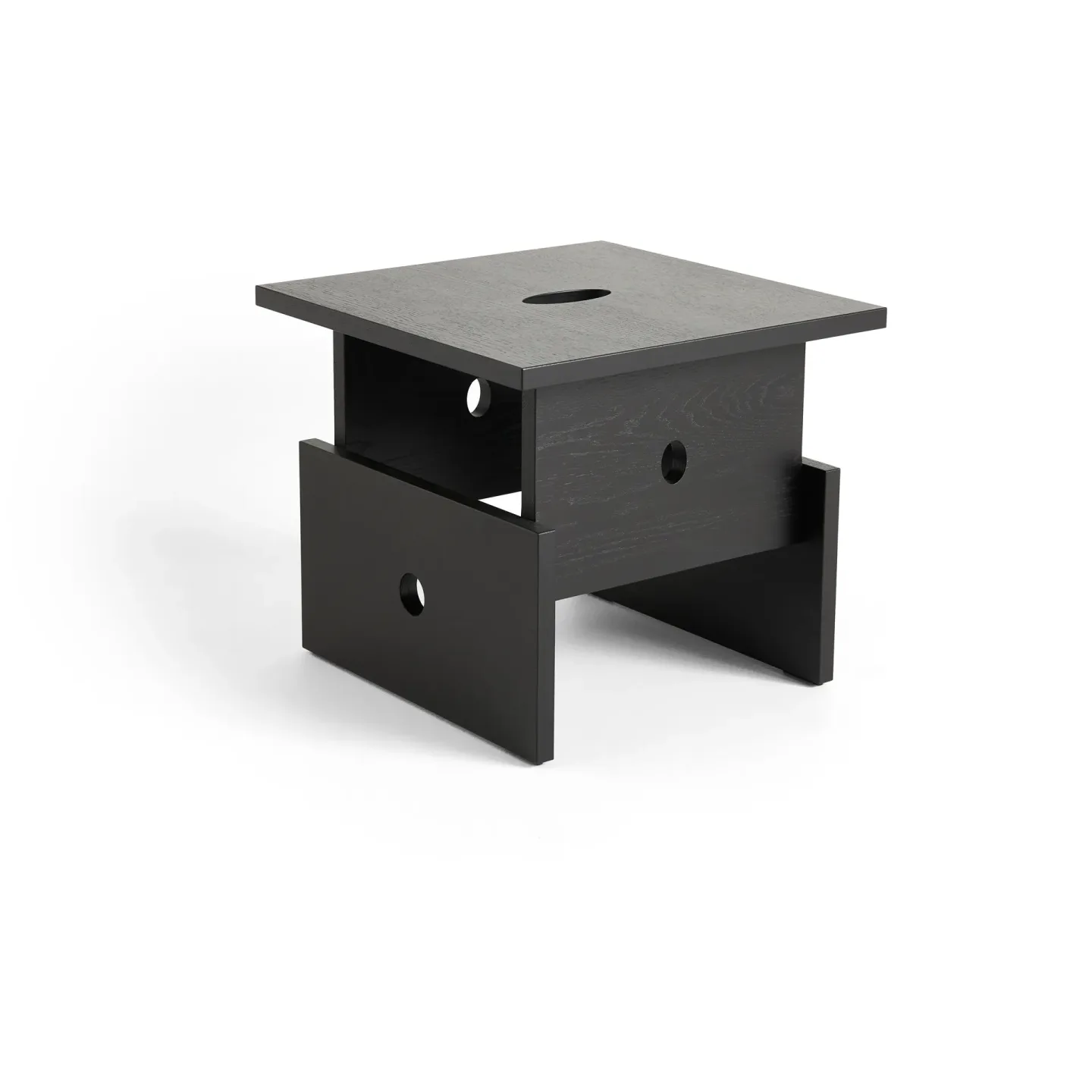 HAY Wood Box Couchtisch Schwarz lackierte Eiche