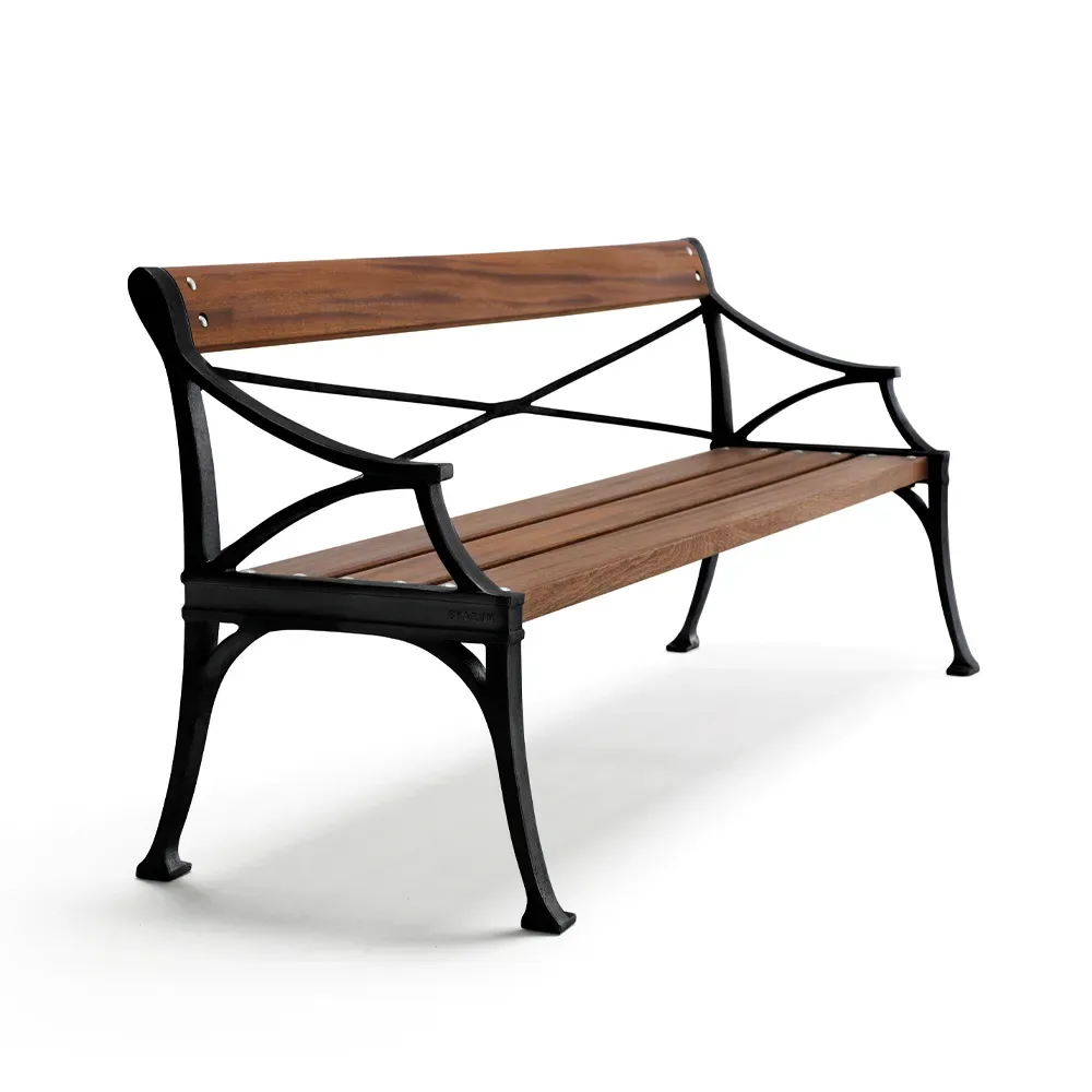 Byarums bruk Lessebo Sofa Mahagoni, schwarzes Gestell
