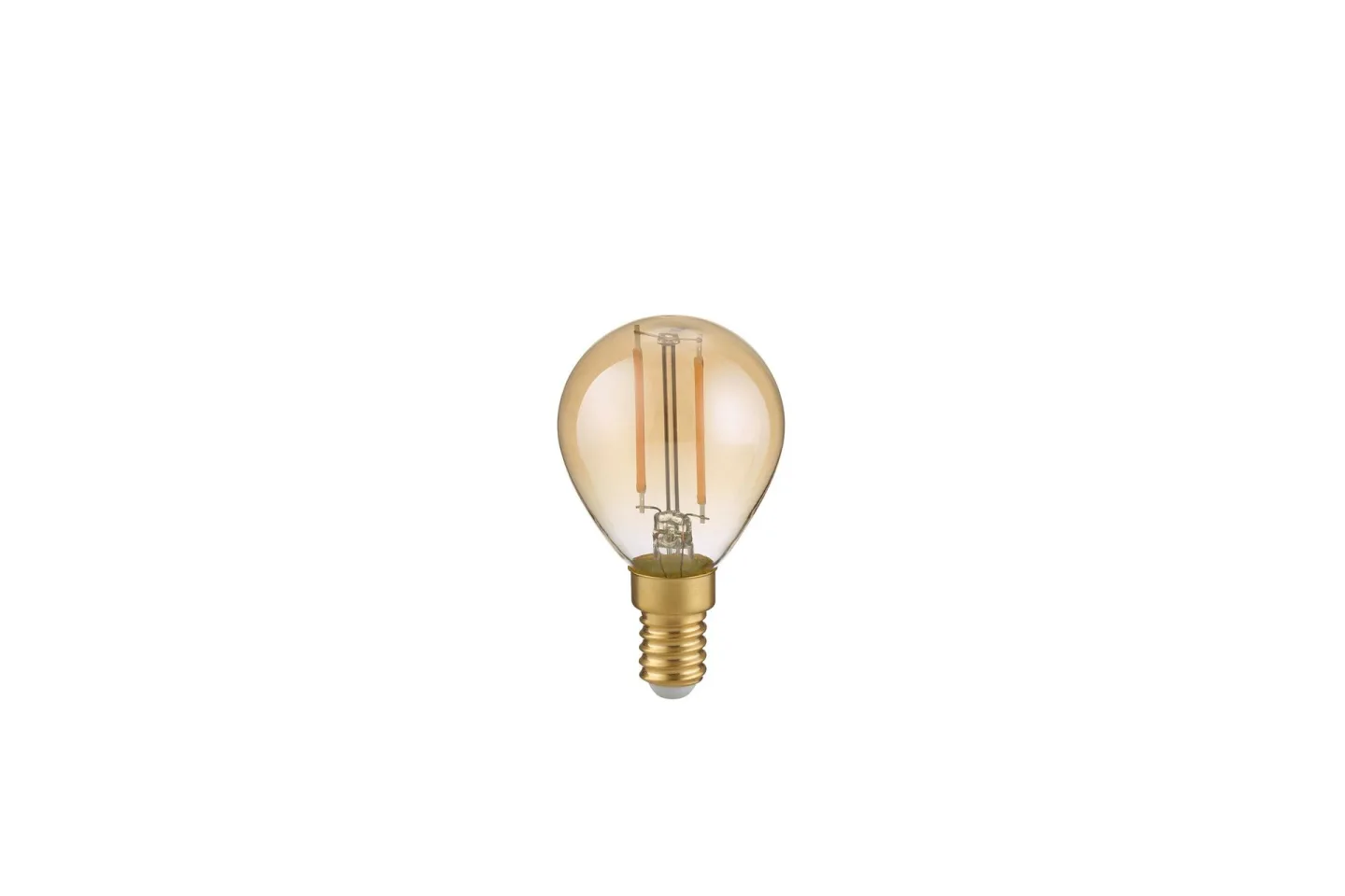LK LED E14 filament klot 4W 400lm 2700K brun 3-steg - Brun