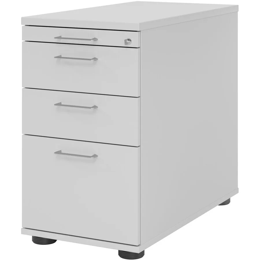 Standcontainer Office grau Holzwerkstoff B 42.8 H 76 cm