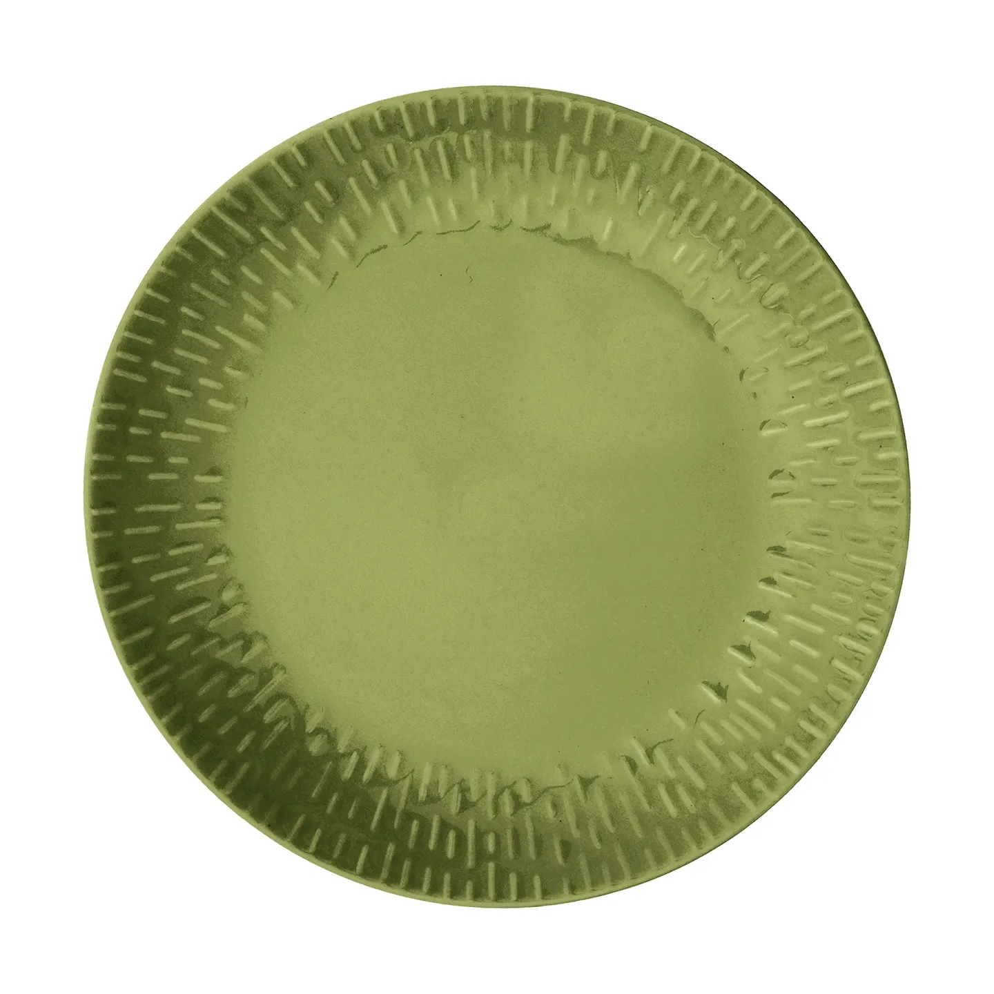 Aida Confetti Teller Olive, Ø24 cm
