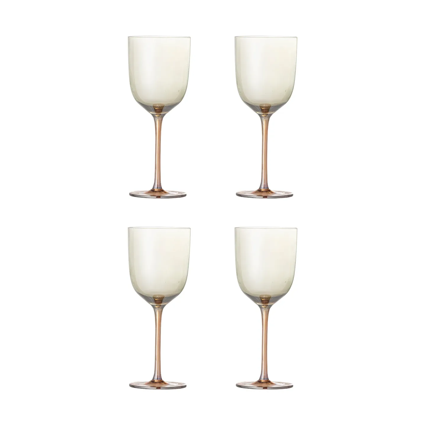 Bloomingville Aston Weinglas 4-teilig Bronze