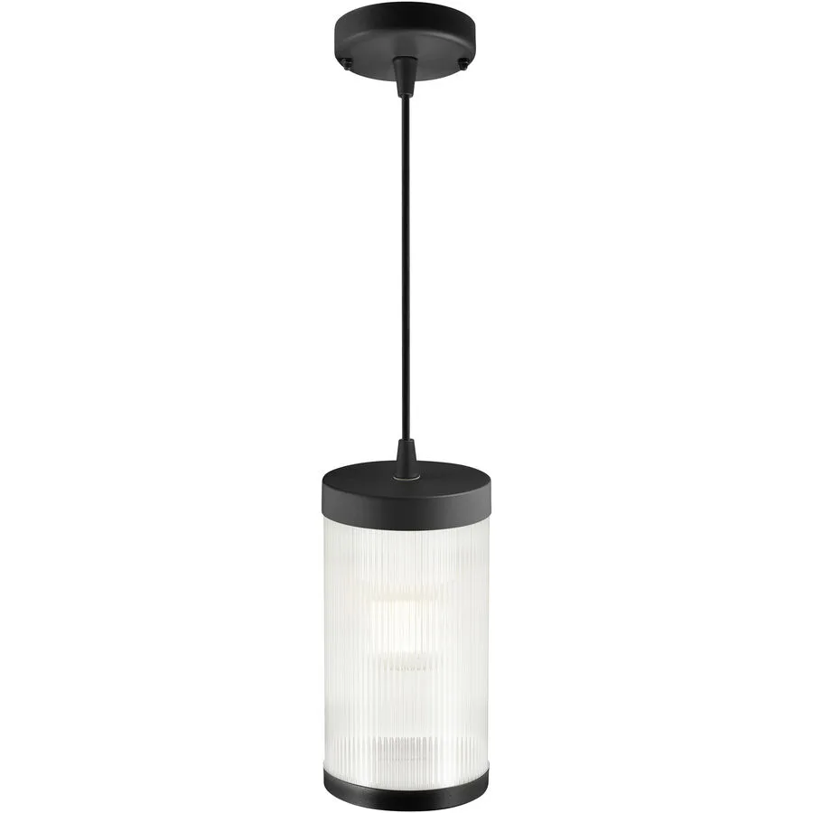 NORDLUX Aussenlampe Coupar Schwarz Kunststoff 13 cm 25 cm - Material: PVC