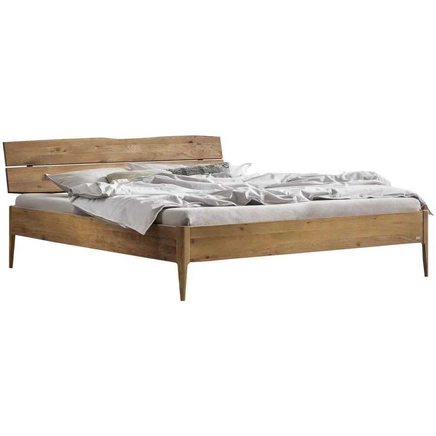 Hasena Bett Castello Braun Holz 180 x 210 cm - Farbe: Wildeiche