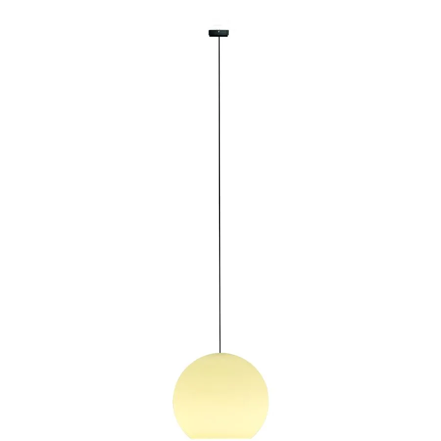 Designer-Pendellampe Bankamp Strada Pro Globe weiss dimmbar D 19 cm - Material: Acryl - LED - Lichtfarbe: Extra warmweiss - LED Energiesparlampen