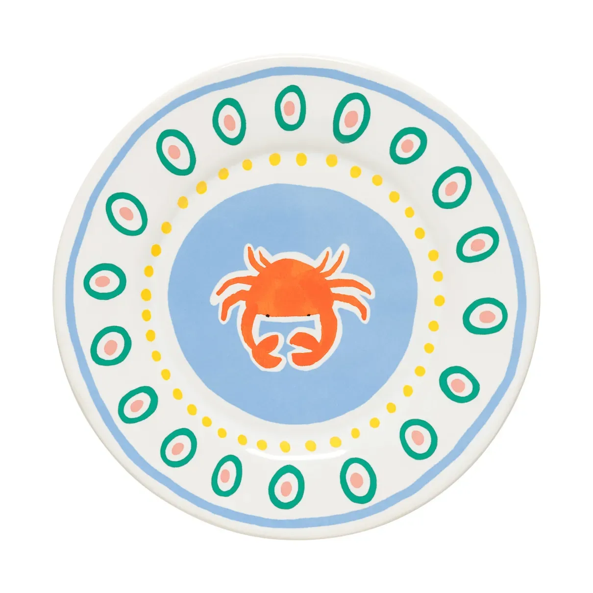 Costa Nova Summer Bliss Dessertteller Crab, Ø22 cm