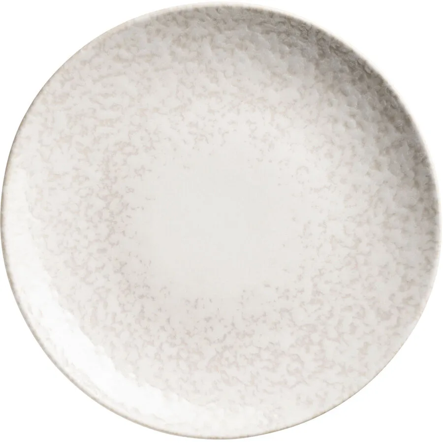 Gipfelstück Dessertteller Alpenwiese offwhite Steinzeug D 21 cm 1 Stk