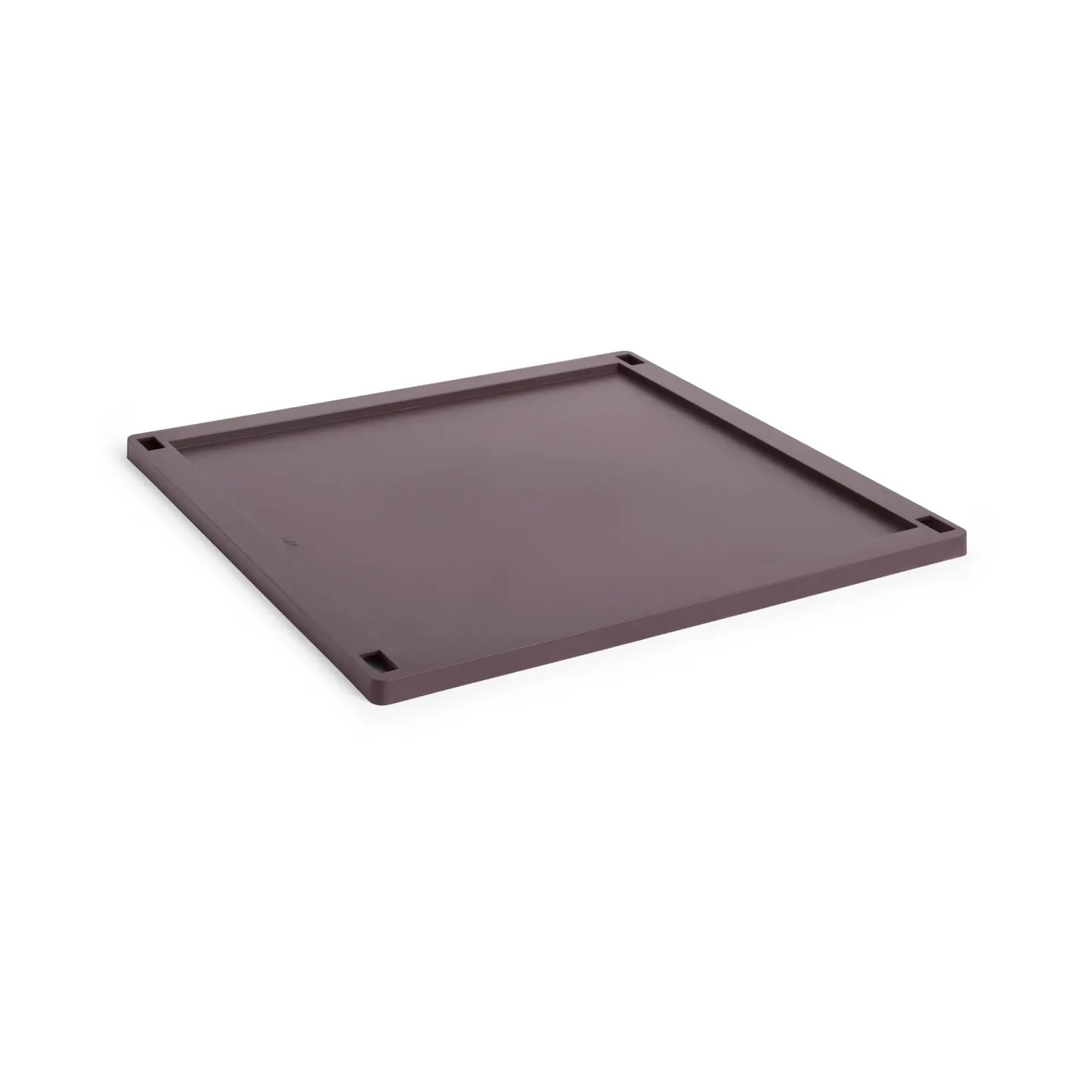 HAY Colour Crate Square lock plastic large Bordeaux