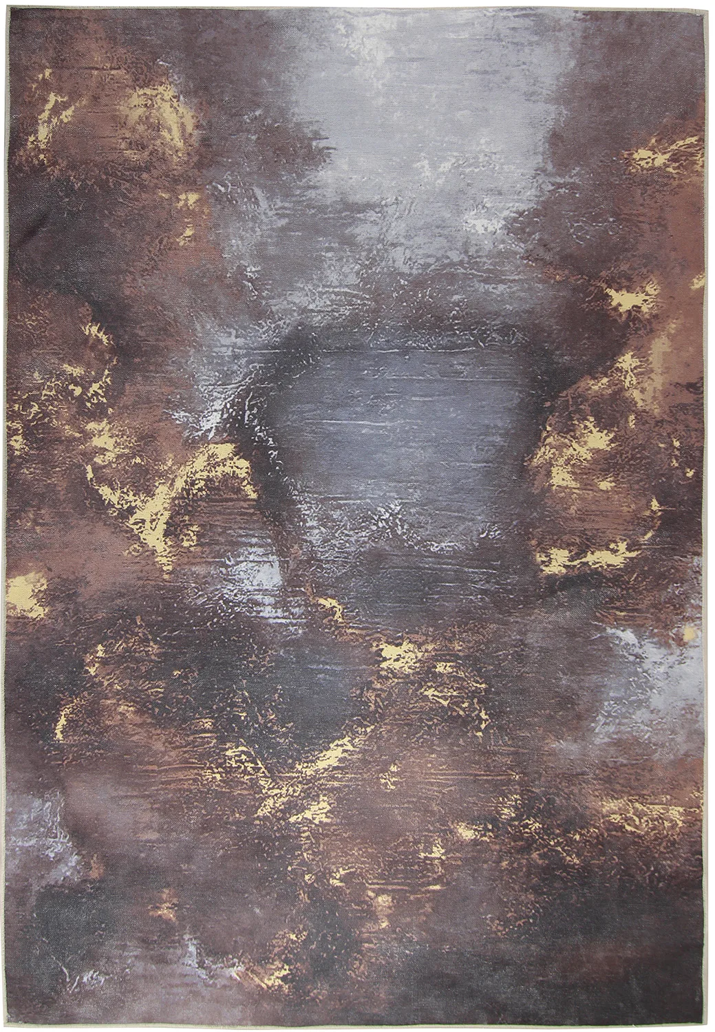 Wilton-teppe - Sanza (grå/multi) (Størrelse: 200 x 280 cm)