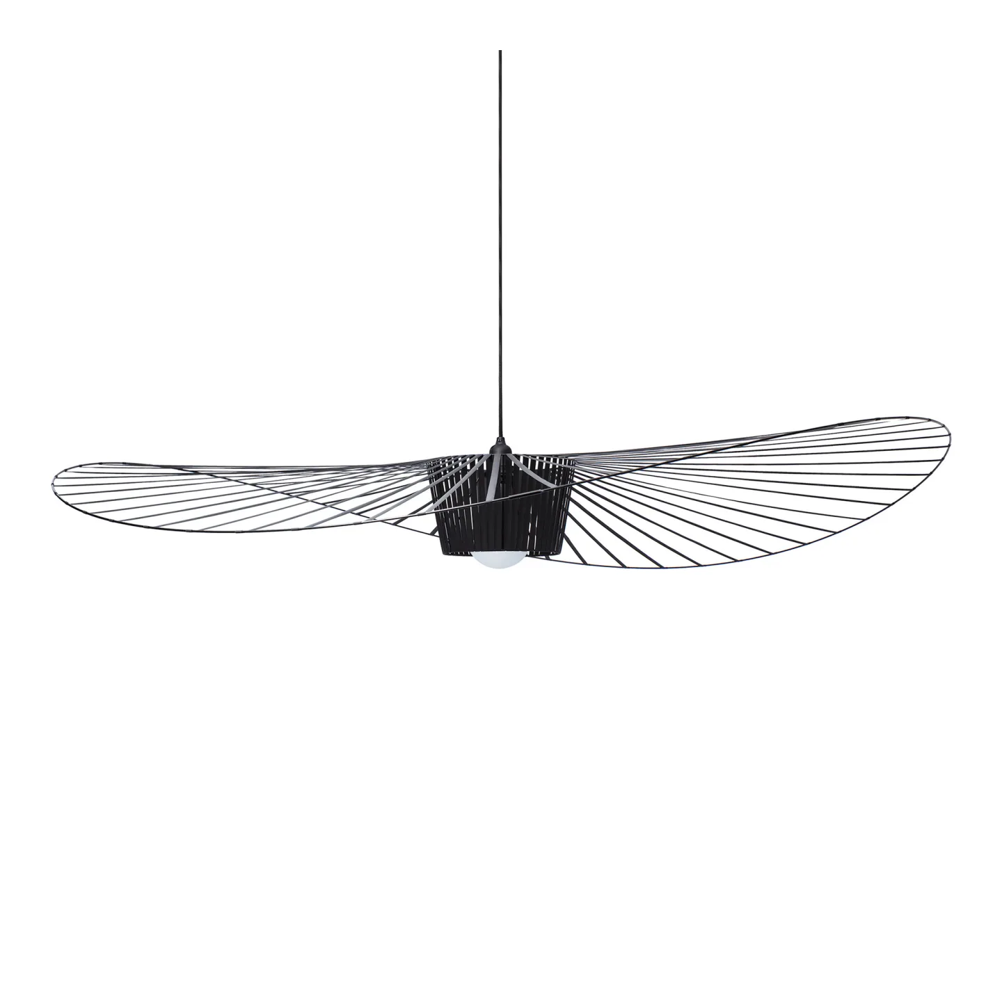 Petite Friture - Vertigo pendant lamp large 200cm black - Pendellampor - Constance Guisset - Svart