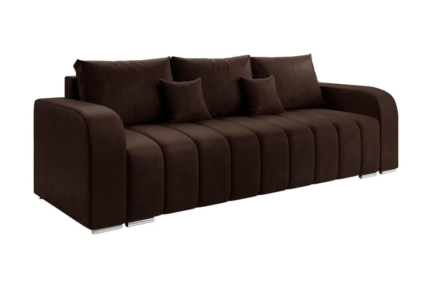 Zulueta 4-sits Bäddsoffa Vänster - Brun